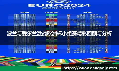 波兰与爱尔兰激战欧洲杯小组赛精彩回顾与分析